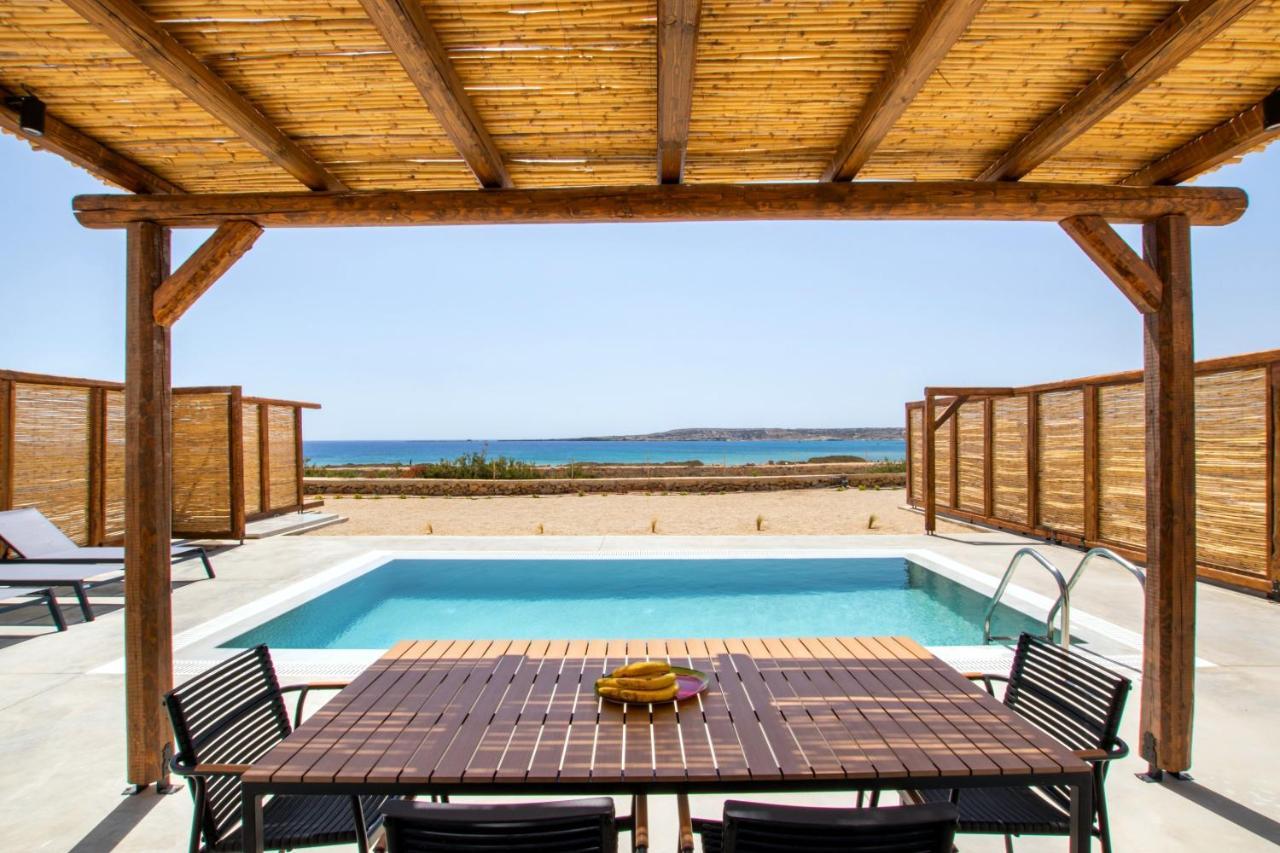 Cato Agro 3, Seafront Villa With Private Pool Afiartis Bagian luar foto