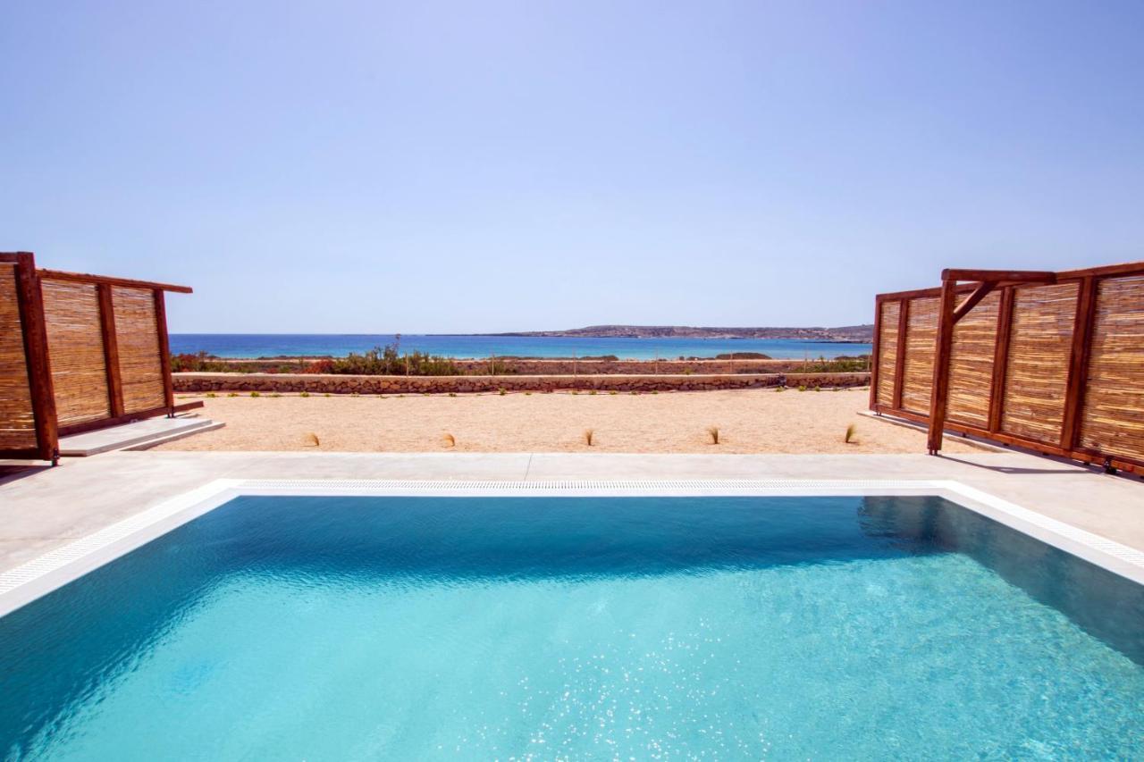 Cato Agro 3, Seafront Villa With Private Pool Afiartis Bagian luar foto